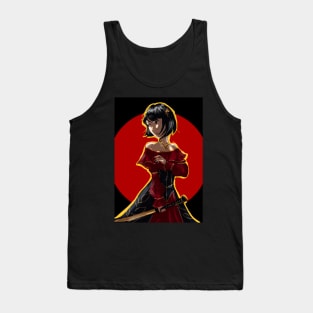 Samurai Girl Tank Top